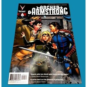 Archer & Armstrong #6 (2012) Valiant Comic First Print Fred Van Lente NM